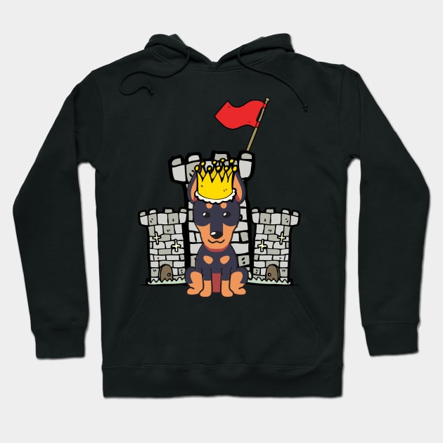 Funny Alsatian is the king of the castle Hoodie by Pet Station